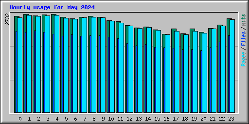 Hourly usage for May 2024